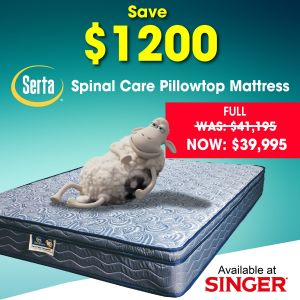 Sertapedic Spinal Care Firm Twin Mattress